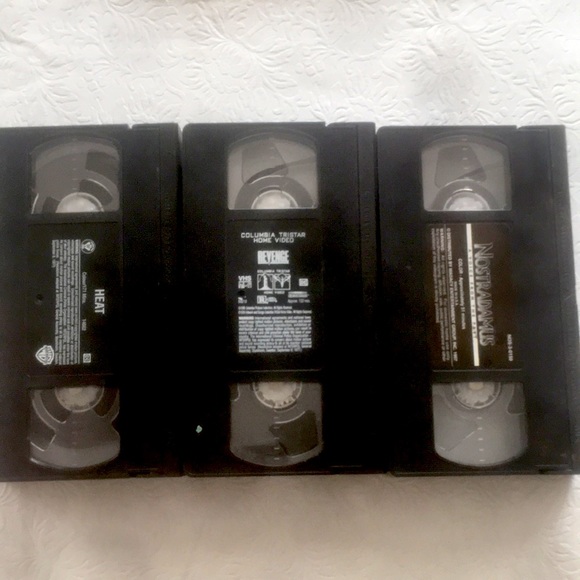 VTG. 1997 VHS Video Tapes , HEAT, REVENGE,NOSTRADAMUS. 3 Tapes - Picture 1 of 4
